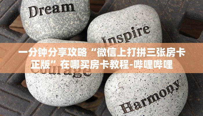 一分钟分享攻略“微信上打拼三张房卡正版”在哪买房卡教程-哔哩哔哩 一分钟分享攻略“微信上打拼三张房卡正版”在哪买房卡教程-哔哩哔哩