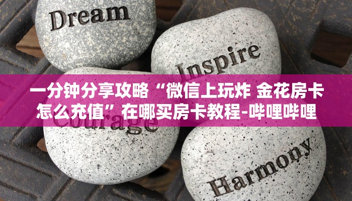 一分钟分享攻略“微信上玩炸 金花房卡怎么充值”在哪买房卡教程-哔哩哔哩