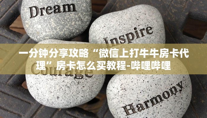 一分钟分享攻略“微信上打牛牛房卡代理”房卡怎么买教程-哔哩哔哩