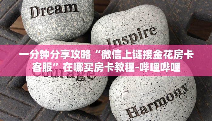 一分钟分享攻略“微信上链接金花房卡客服”在哪买房卡教程-哔哩哔哩