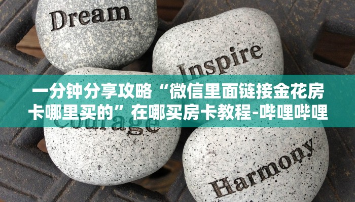 一分钟分享攻略“微信里面链接金花房卡哪里买的”在哪买房卡教程-哔哩哔哩