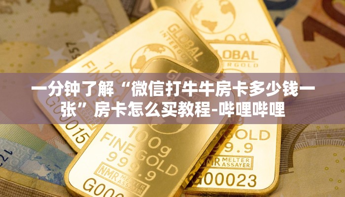 一分钟了解“微信打牛牛房卡多少钱一张”房卡怎么买教程-哔哩哔哩