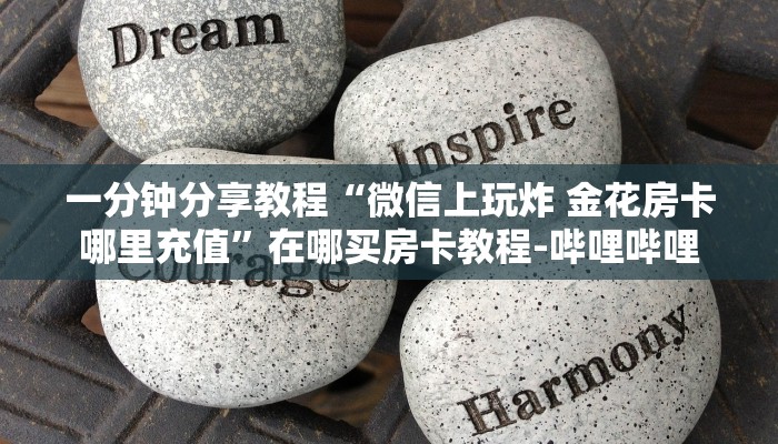 一分钟分享教程“微信上玩炸 金花房卡哪里充值”在哪买房卡教程-哔哩哔哩